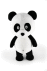 Panda - Peluche Médio_0