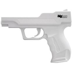Fusil (gun) Pour Nintendo Wii - Marque Bigben, Couleur Blanc, Neuf Sous Blister
