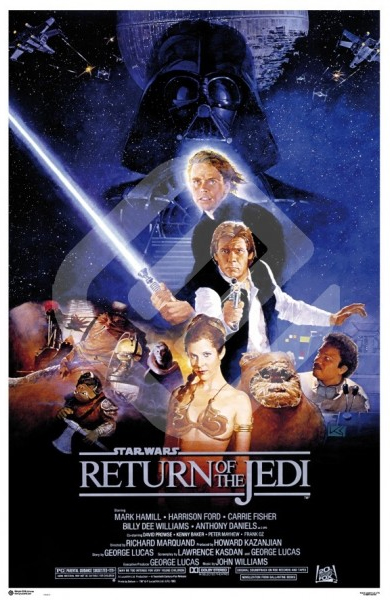 Star Wars Poster The Return Of The Jedi 91 5 X 61 Cm