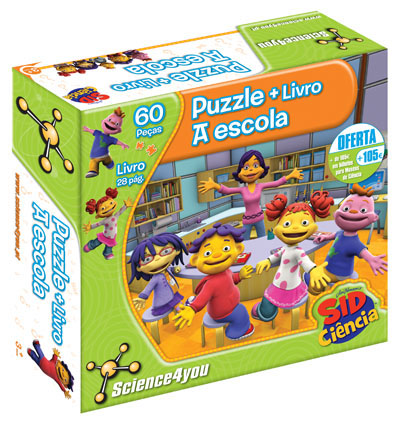 Puzzle e Livro Sid Ciência - A Escola - Puzzle Infantil - Compra na Fnac.pt