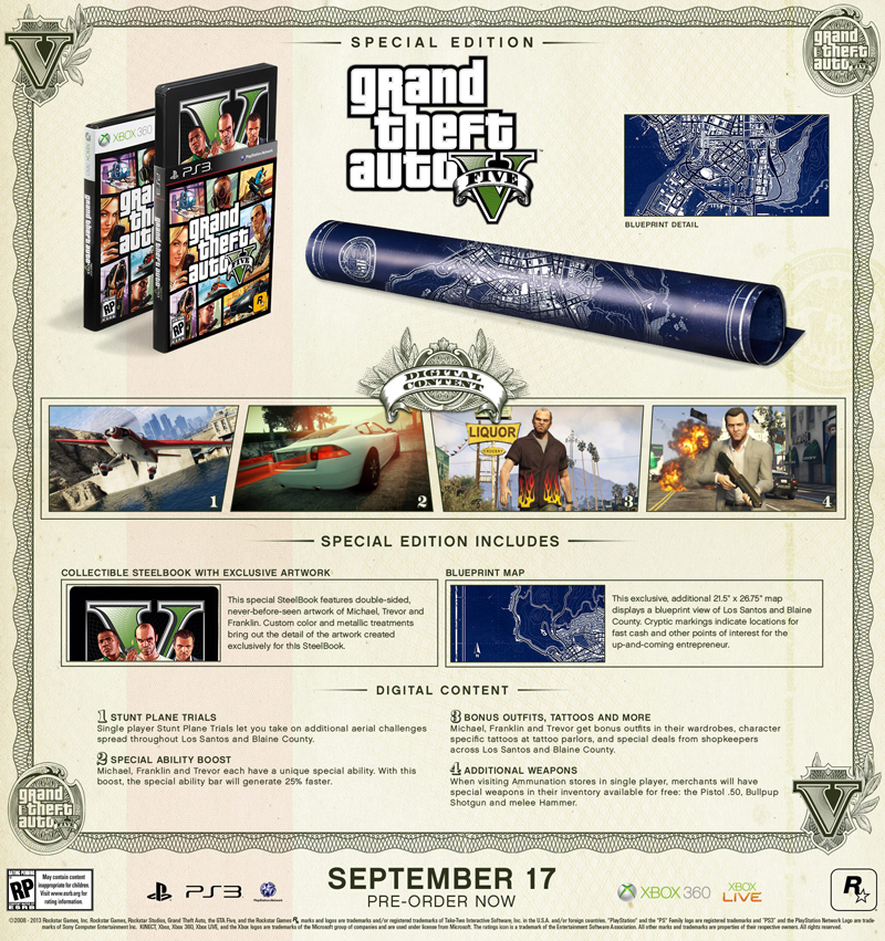 Grand Theft Auto V PS3 (GTA V) - Compra jogos online na
