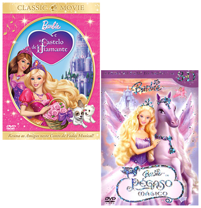 Pack Barbie e o Castelo de Diamante Barbie e o Pegaso Magico