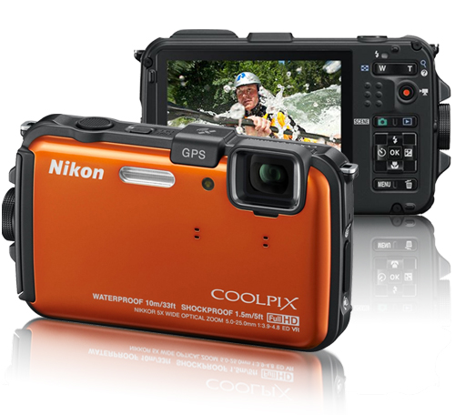 Nikon Coolpix AW100 Laranja - Câmara de Aventura/Tough - Compra na