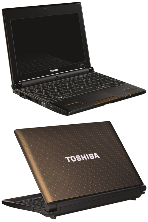 Toshiba NB520-10P (Castanho Metálico) Computador Netbook