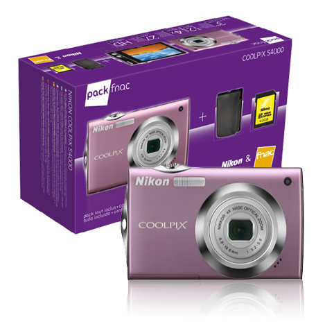 Nikon-Coolpix-S4000-Rosa-Pack-