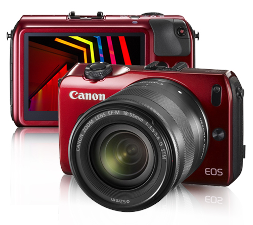 Canon EOS M 18.0 MP Compact Systems Camera With 3.0-Inch LCD And EF-M18
