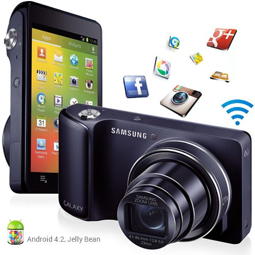 Samsung Galaxy Camera 3G EK-GC100 Preto - Câmara Digital Compacta