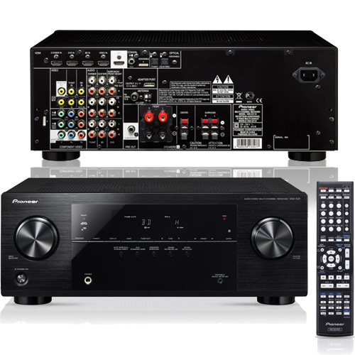 Pioneer Amplificador AV 3D VSX521 Preto Amplificador Home Cinema