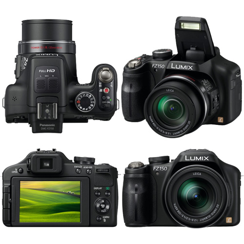 Camera Fz150 Lumix Panasonic Lumix FZ-150 Digital Point&Shoot