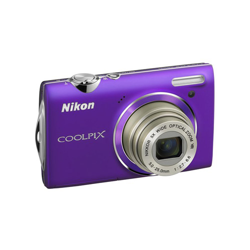 Nikon Coolpix S5100 Lilás + SD 2GB + Estojo - Câmara Digital