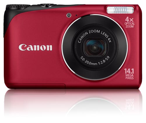 Red Canon Power Shot A2200 Canon A2200 PowerShot Digital Camera