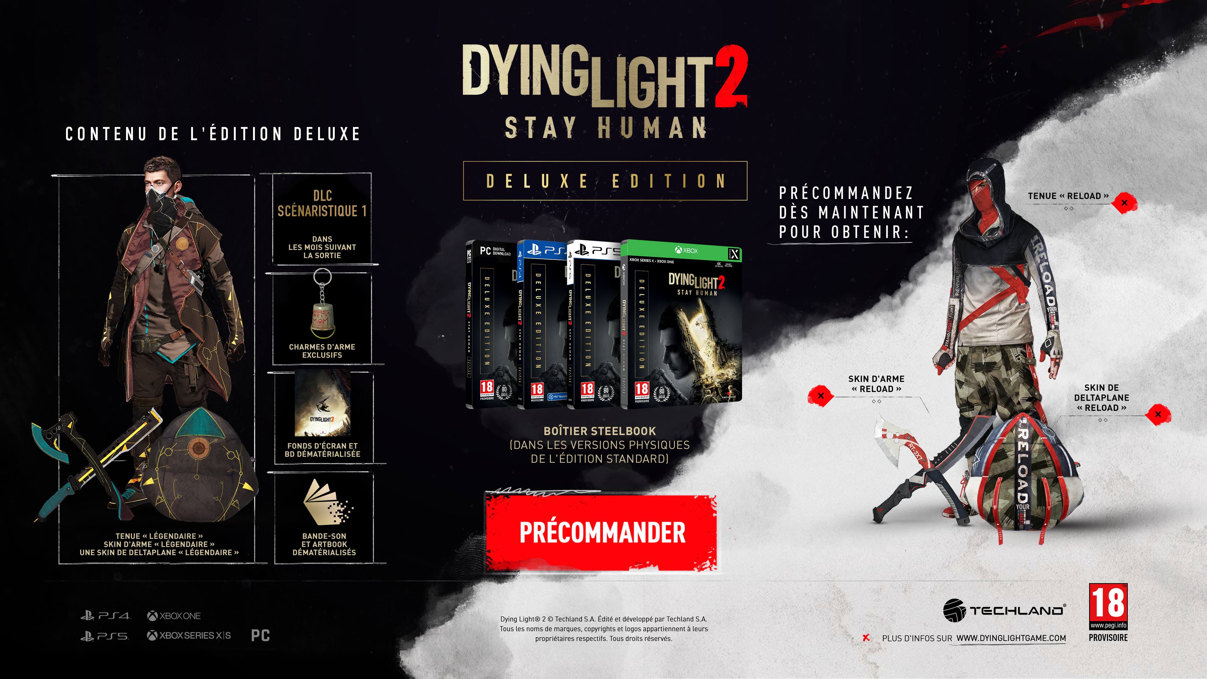 Dying Light 2 Stay Human Edition Deluxe Ps4 Précommande Prix And Date