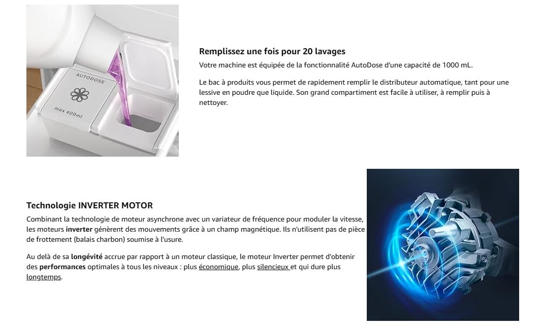 Mini lave-linge séchant Trans-Continents TR-901