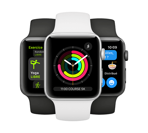 Toute la gamme Apple Watch
