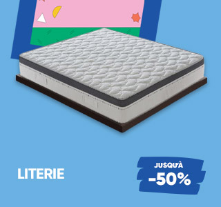 Literie - Jusqu'à -50%