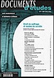 Droit de suffrage et modes de scrutin