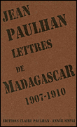 Lettres de Madagascar 1907-1910 - Jean Paulhan - broché