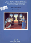 4 chants sacres voix graves - Collectif - broché