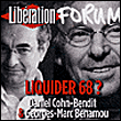 Libération forum - Daniel Cohn-Bendit - Livre CD