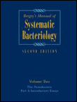 Bergey's manual of systematic bacteriology 2/a