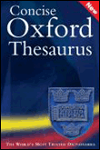 Concise oxford thesaurus