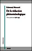 De la réduction phénoménologique