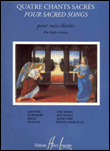 4 chants sacres voix elevees - Collectif - broché