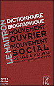 Dictionnaire biographique mouvement 1940-1968