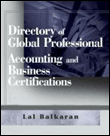 Directory of global professional accounting and business cer