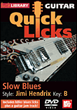 Lick library quick licks slow blues in b j he