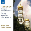 Quatuos à cordes, Volume 1