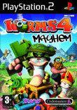 Worms 4 Mayhem Sur PS2 - Complet (Boîte, Notice) - Bon état - Version PAL