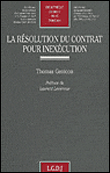 La résolution du contrat pour inexécution