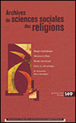 Archives de sciences sociales des religions 149 -  Collectif - broché