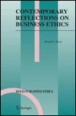 Contemporary reflections on business ethics