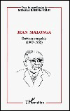 Jean malonga ecrivain congolais
