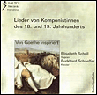 Goethe lieder 18/19 jh