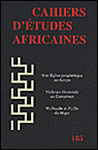 Cahiers d'études africaines 185 -  Collectif - broché