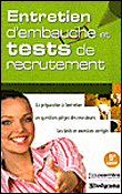 Entretien d'embauche et tests de recrutement - Sabine Duhamel - Studyrama Eds - broché - Guide