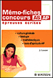 Mémo-fiches Concours AS/AP Épreuves écrites