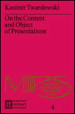 On the content and object of presentations