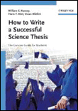 How to write a successful science thesis