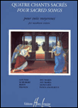 4 chants sacres voix moyennes - Collectif - broché