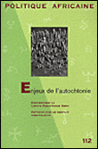Enjeux de l'autochtonie