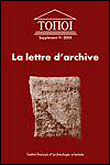 Lettre d archive. communication administrative et personnell