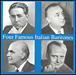 4 famous italian baritones/various