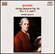 String quartets op 64 1 3