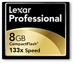 Lexar CompactFlash 8 Go 133X Professional - 1