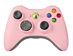 Microsoft Manette sans fil rose pour Xbox 360 - 1