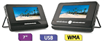 QMedia DVD Double Ecran - 1